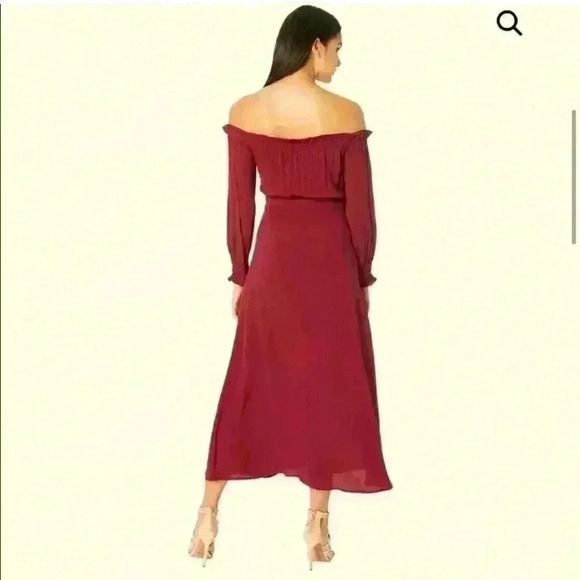 ZAPPOS FLYNN SKYE Violet Midi Dress in “Very Berry”, XS - Picture 3 of 6